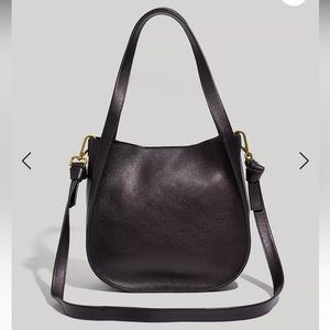 Madwell Black Leather Sydney Shoulder Bag